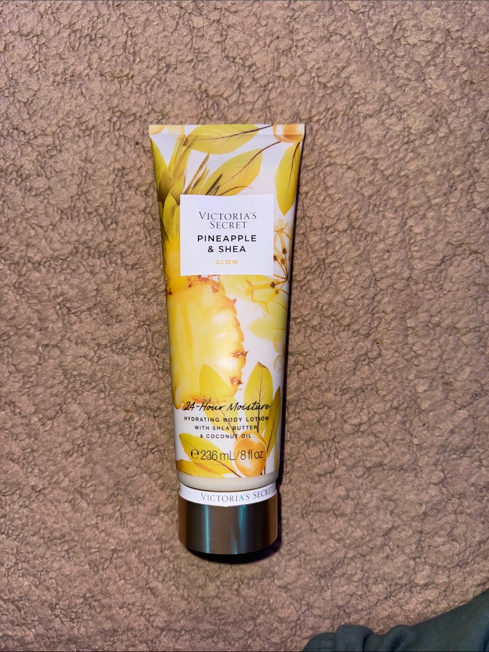 Victoria's Secret Pineapple & Shea Glow Hydrating Body Lotion - Yellow